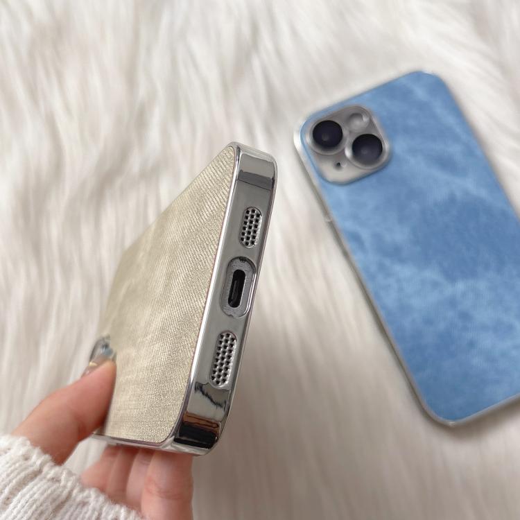 Custodia TPU effetto denim per iPhone 17 Pro Max