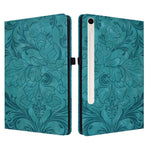 Custodia tablet in ecopelle con motivo floreale per Galaxy Tab S10 Lite, S10 /