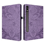 Custodia tablet in ecopelle con motivo floreale per Galaxy Tab S10 Lite, S10 /