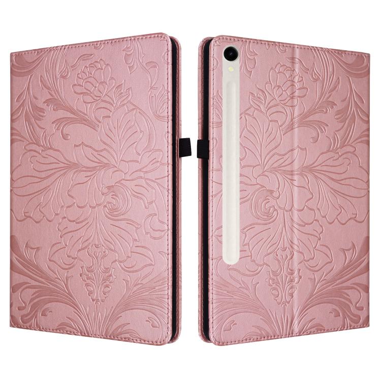 Custodia tablet in ecopelle con motivo floreale per Galaxy Tab S10 Lite, S10 /