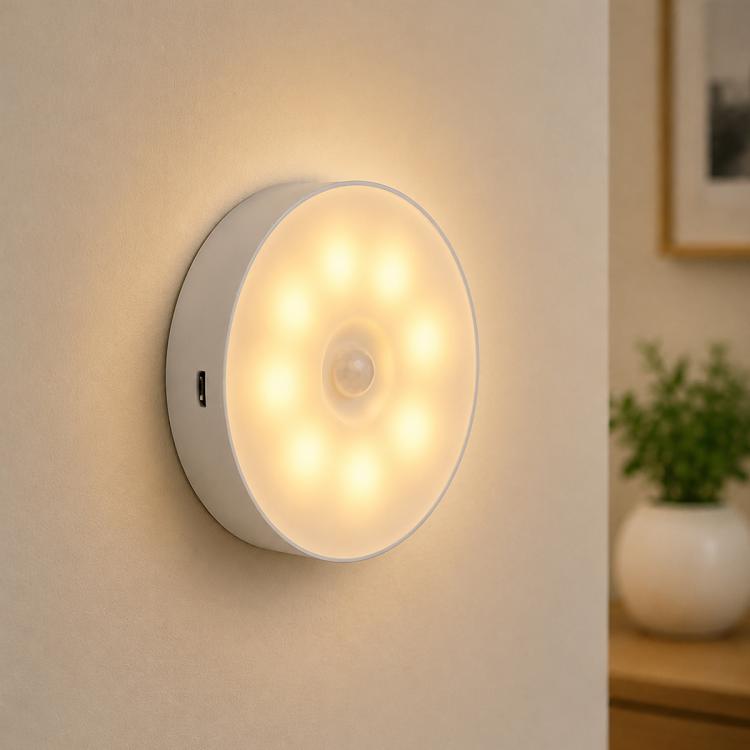 Interruttore a pulsante luce notturna LED da comodino