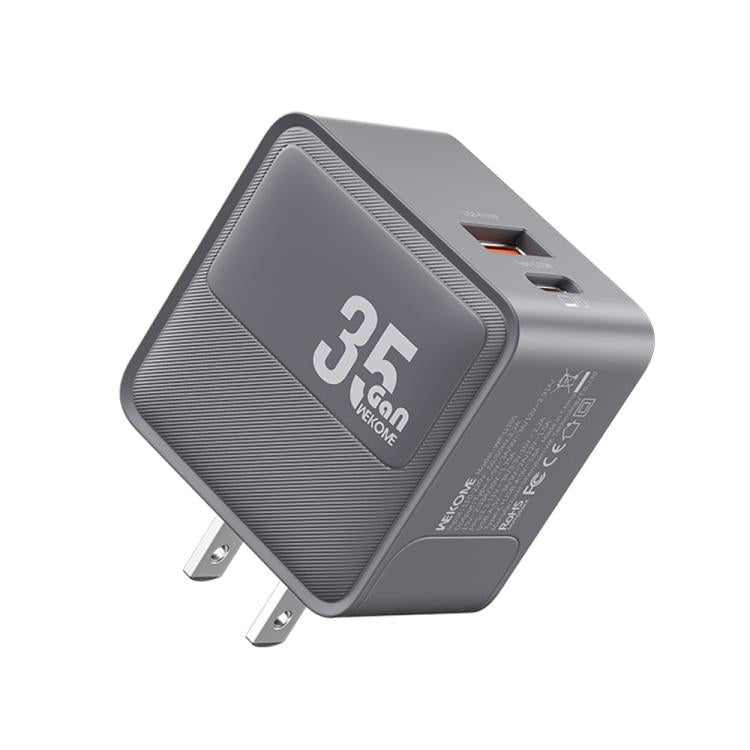 Caricabatterie rapido WK WP-U105 35W USB-C e USB-A