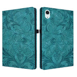 Custodia tablet in ecopelle con motivo floreale per iPad Air 13