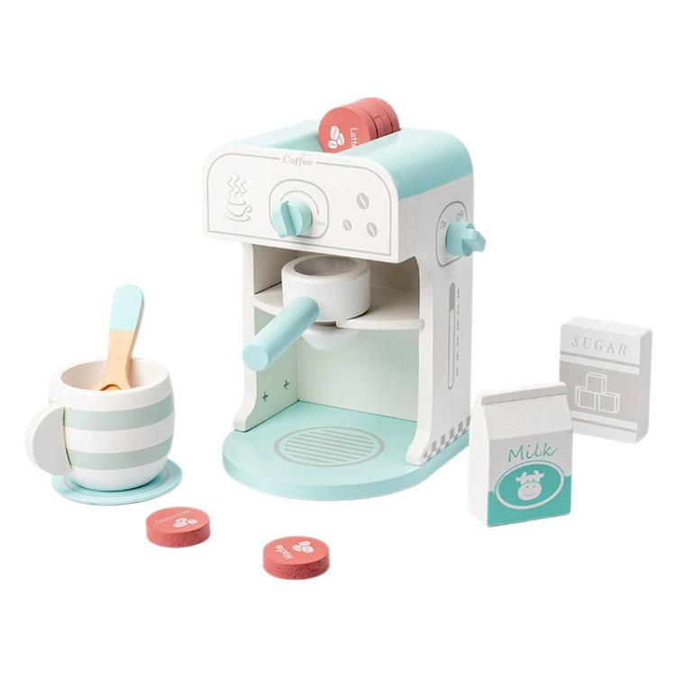 Macchina da caffè giocattolo in legno per bambini