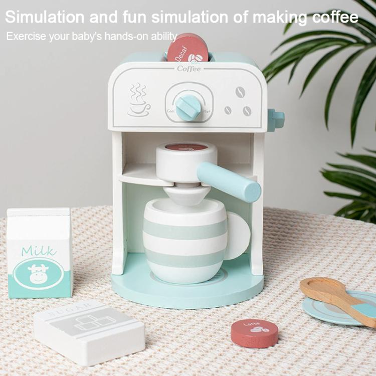 Macchina da caffè giocattolo in legno per bambini