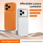 Custodia TPU effetto pelle con pellicole per iPhone 11 Pro Max