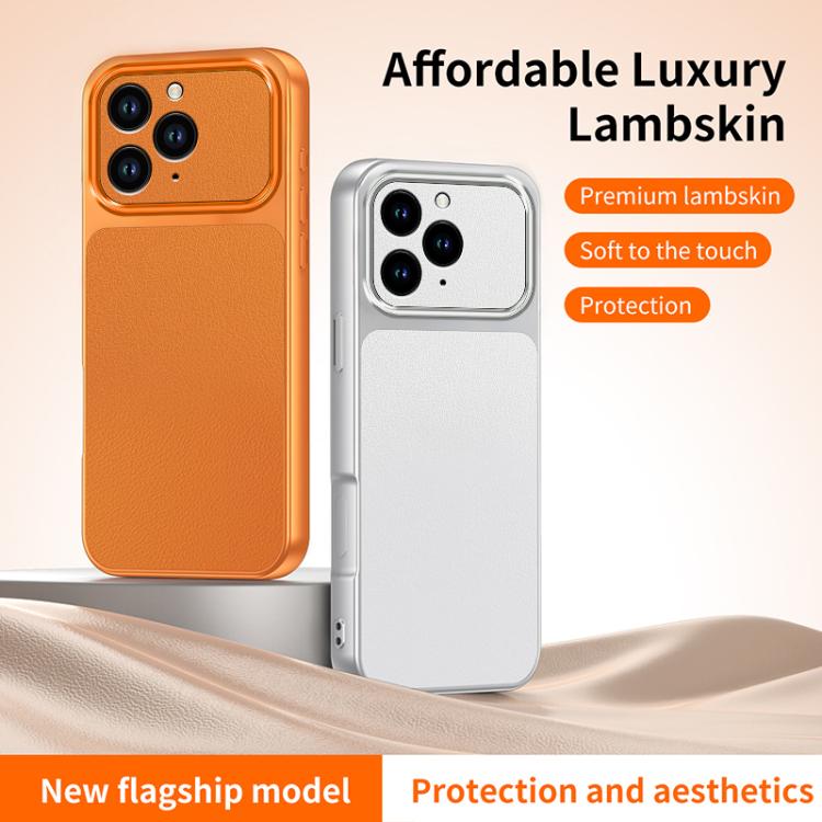 Custodia TPU effetto pelle con pellicole per iPhone 11 Pro Max