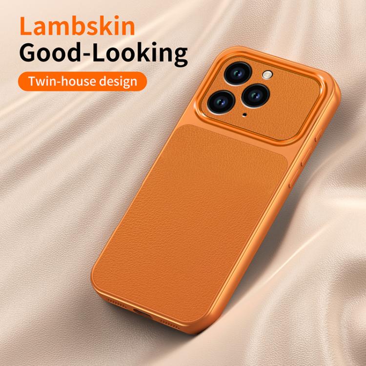 Custodia TPU effetto pelle con pellicole per iPhone 11 Pro Max