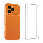 Custodia TPU effetto pelle con pellicole per iPhone 11 Pro Max