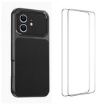 Custodia TPU effetto pelle con pellicole per iPhone 11 Pro Max