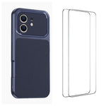 Custodia TPU effetto pelle con pellicole per iPhone 11 Pro Max