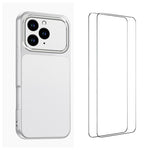 Custodia TPU effetto pelle con pellicole per iPhone 11 Pro Max