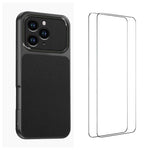 Custodia TPU effetto pelle con pellicole per iPhone 11 Pro Max