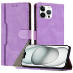 Custodia portafoglio in ecopelle con supporto per iPhone 14 Pro M