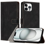 Custodia portafoglio in ecopelle con slot carte per iPhone 13 min