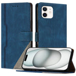 Custodia portafoglio in ecopelle con slot carte per iPhone 13 min