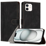 Custodia portafoglio in ecopelle con slot carte per iPhone 13 min
