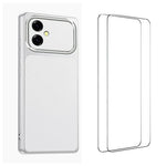 Custodia effetto pelle per Galaxy A57 A37 A27 A17 A07 A06 con pellicole