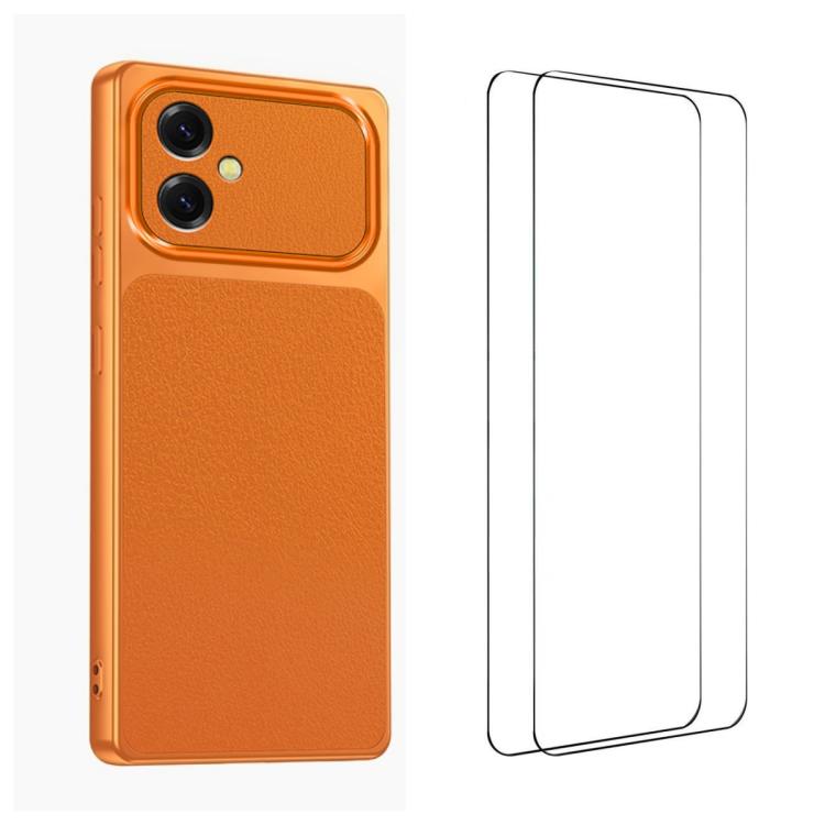 Custodia effetto pelle per Galaxy A57 A37 A27 A17 A07 A06 con pellicole