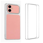 Custodia effetto pelle per Galaxy A57 A37 A27 A17 A07 A06 con pellicole