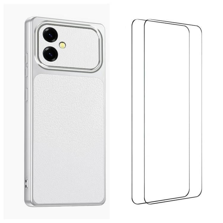 Custodia effetto pelle per Galaxy A57 A37 A27 A17 A07 A06 con pellicole