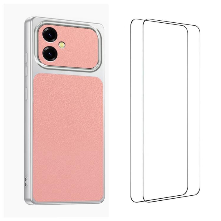 Custodia effetto pelle per Galaxy A57 A37 A27 A17 A07 A06 con pellicole