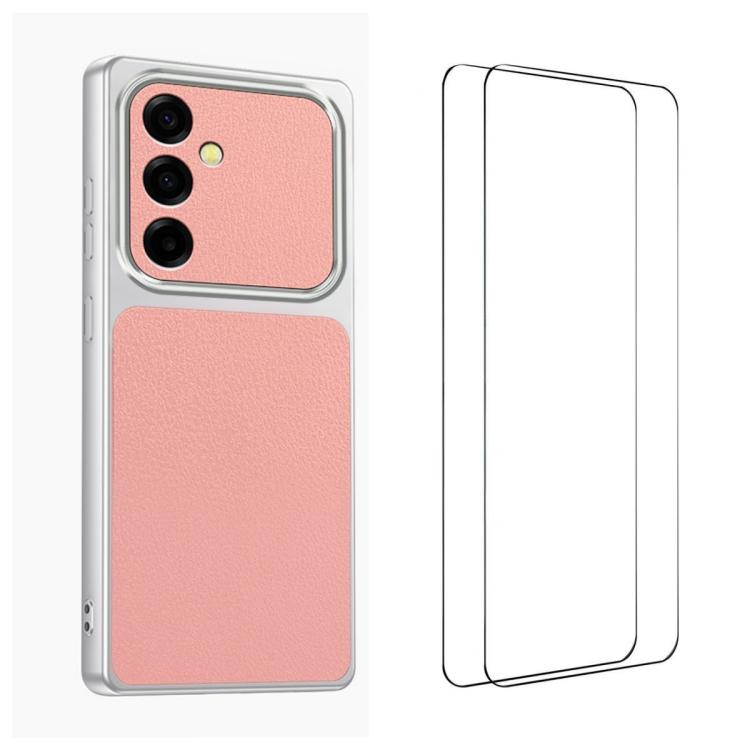 Custodia effetto pelle per Galaxy A57 A37 A27 A17 A07 A06 con pellicole