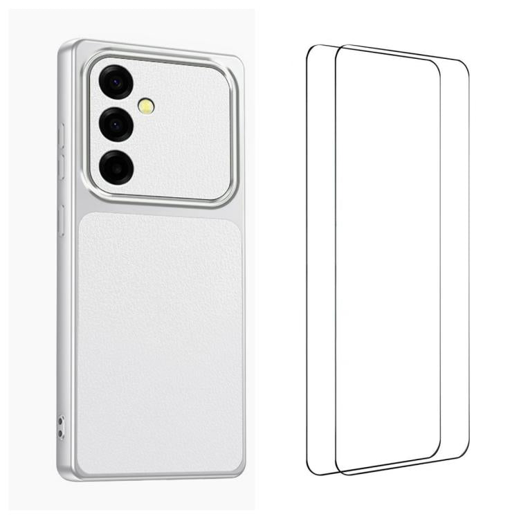 Custodia effetto pelle per Galaxy A57 A37 A27 A17 A07 A06 con pellicole