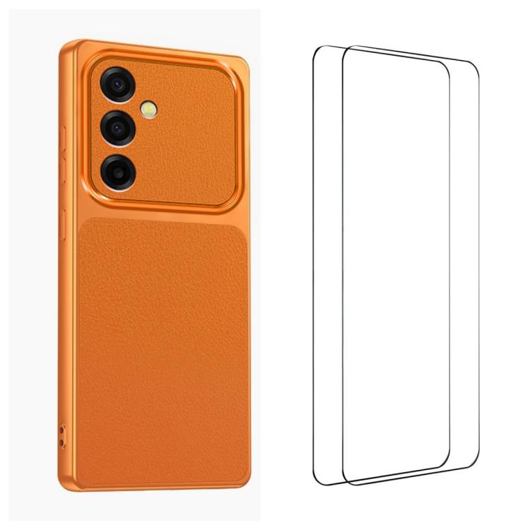 Custodia effetto pelle per Galaxy A57 A37 A27 A17 A07 A06 con pellicole