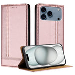 Custodia portafoglio in ecopelle vegana per iPhone 17e e 16e
