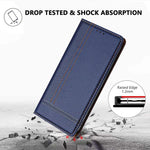Custodia portafoglio in ecopelle per iPhone 13 Pro