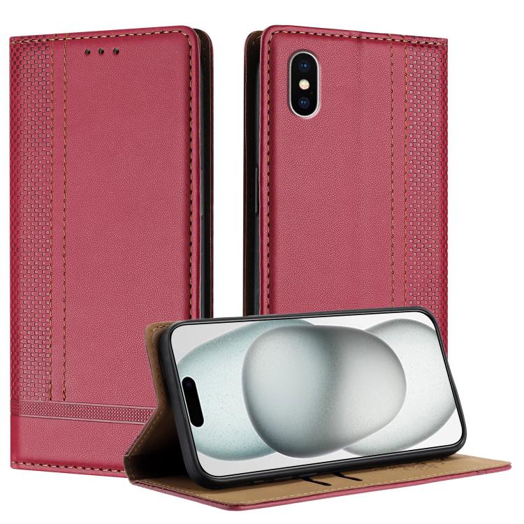 Custodia portafoglio in ecopelle vegana per iPhone X