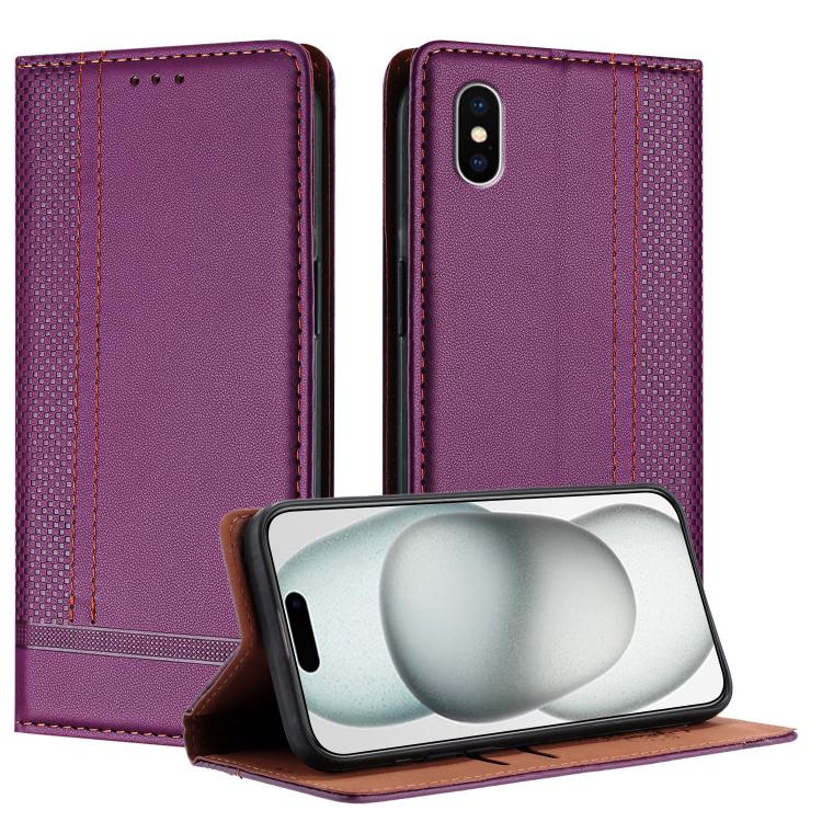 Custodia portafoglio in ecopelle vegana per iPhone X