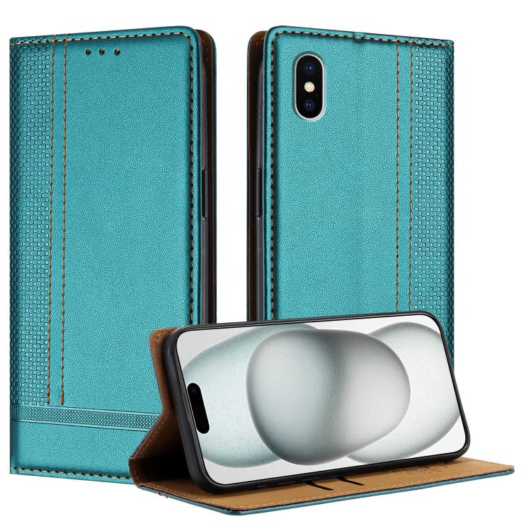 Custodia portafoglio in ecopelle vegana per iPhone X