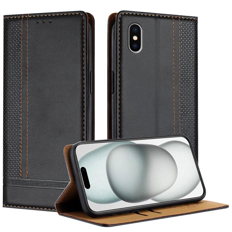 Custodia portafoglio in ecopelle vegana per iPhone X