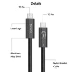 Cavo Type-C Thunderbolt 5 240W 1m Yesido CA211