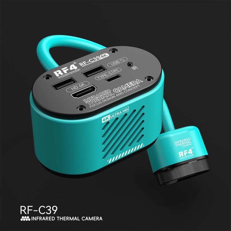 RF4 RF-C39 2 in 1 Termocamera a doppio spettro visibile e infrarosso 4K per il rilevamento di guasti su PCB, RF-C39