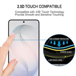 Pellicola in vetro temperato per Galaxy S26 FE 5G con supporto impronta digitale