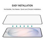Pellicola in vetro temperato per Galaxy S26 FE 5G con supporto impronta digitale