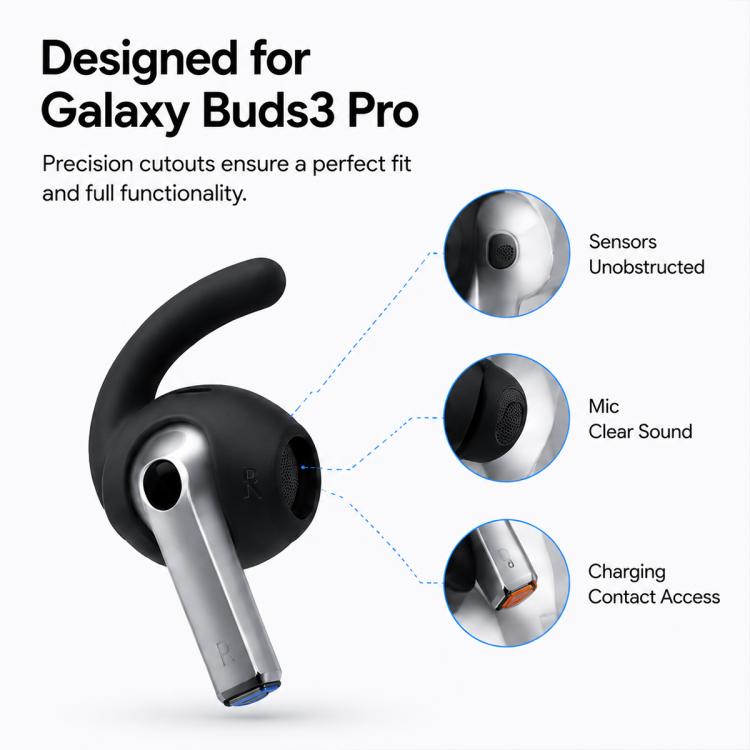 Tappi auricolari in silicone antiscivolo per Galaxy Buds3 Pro