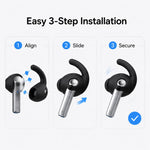 Tappi auricolari in silicone antiscivolo per Galaxy Buds3 Pro