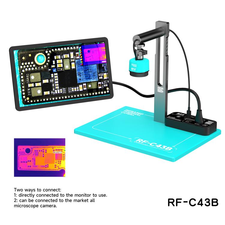 Postazione di lavoro sollevabile per termocamere RF4 RF-C43B con uscita HDMI, compatibile con più telecamere., RF-C43B