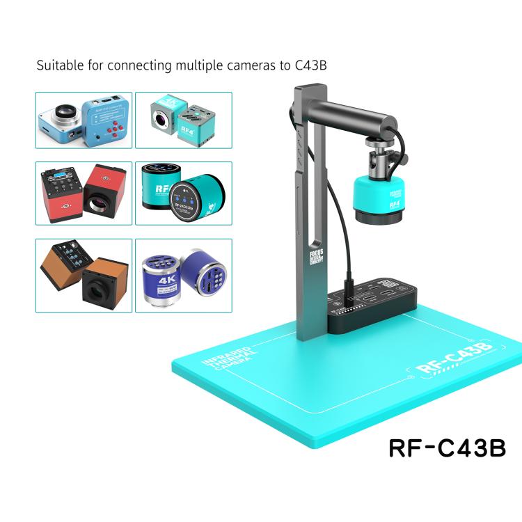 Postazione di lavoro sollevabile per termocamere RF4 RF-C43B con uscita HDMI, compatibile con più telecamere., RF-C43B