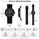 Orologio da studente SANDA 9123 3ATM resistente all'acqua