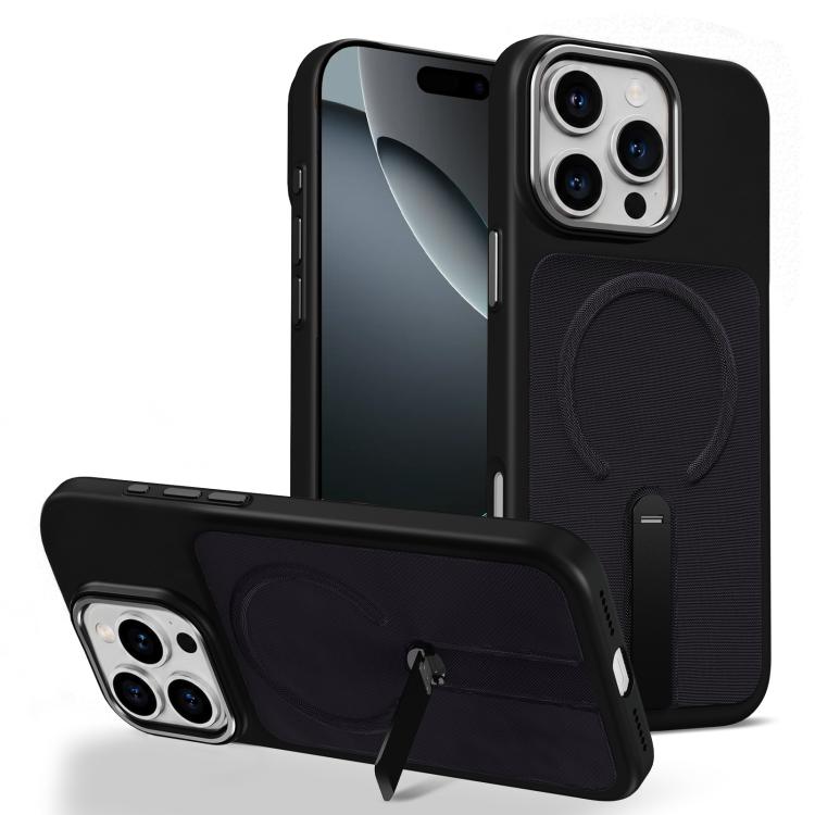Custodia magnetica con supporto girevole per iPhone 16