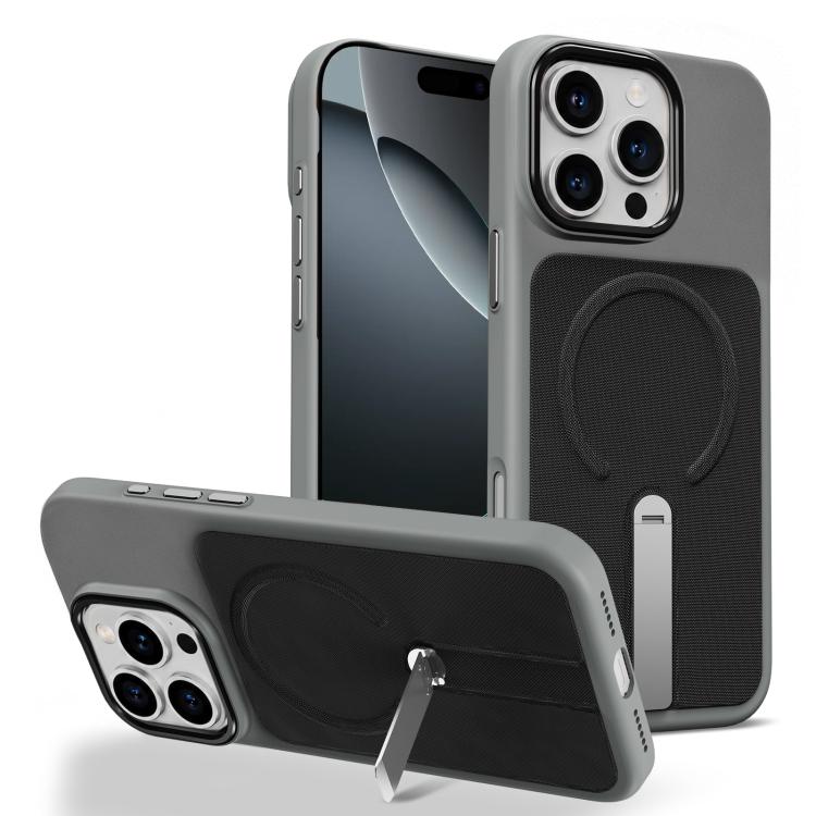 Custodia magnetica con supporto girevole per iPhone 16