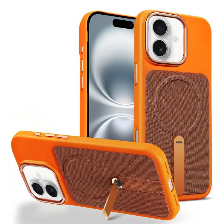 Custodia magnetica con supporto girevole per iPhone 16