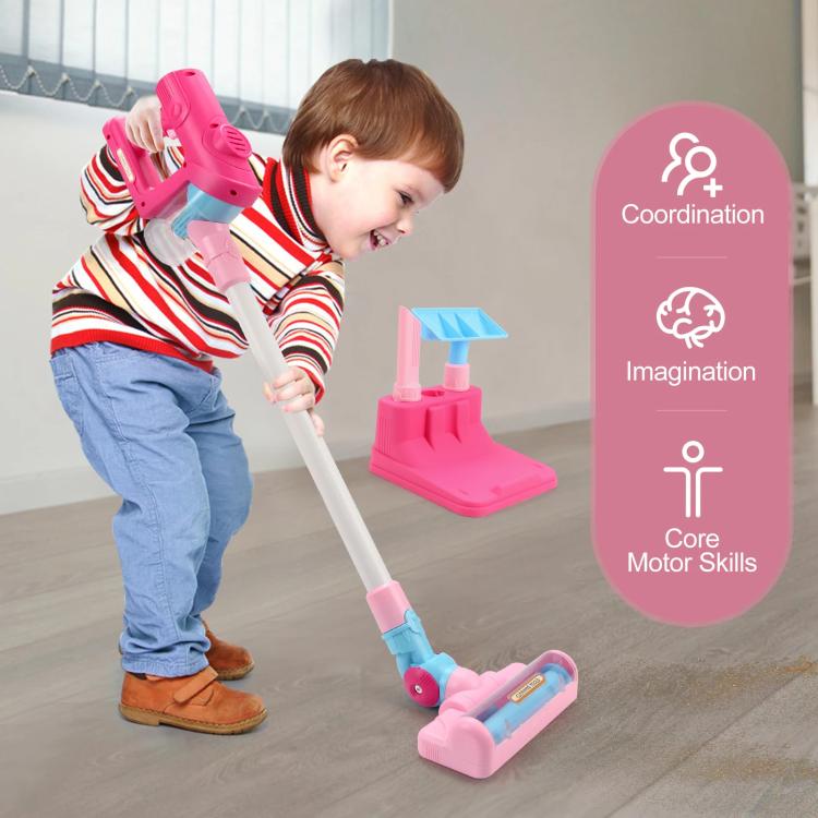Gioco aspirapolvere elettrico per bambini con luci e suoni