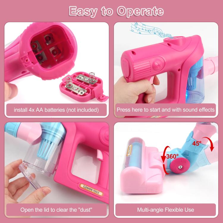 Gioco aspirapolvere elettrico per bambini con luci e suoni