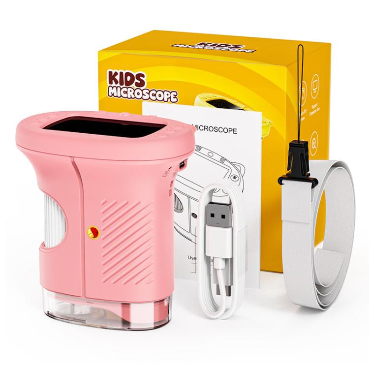 Microscopio portatile per bambini con schermo da 2,4 pollici per l'osservazione di insetti., 386